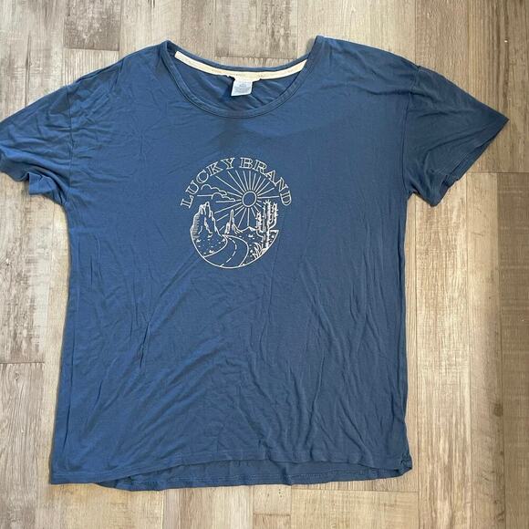 Lucky brand Desert Road trip tshirt size Medium - Picture 8 of 8